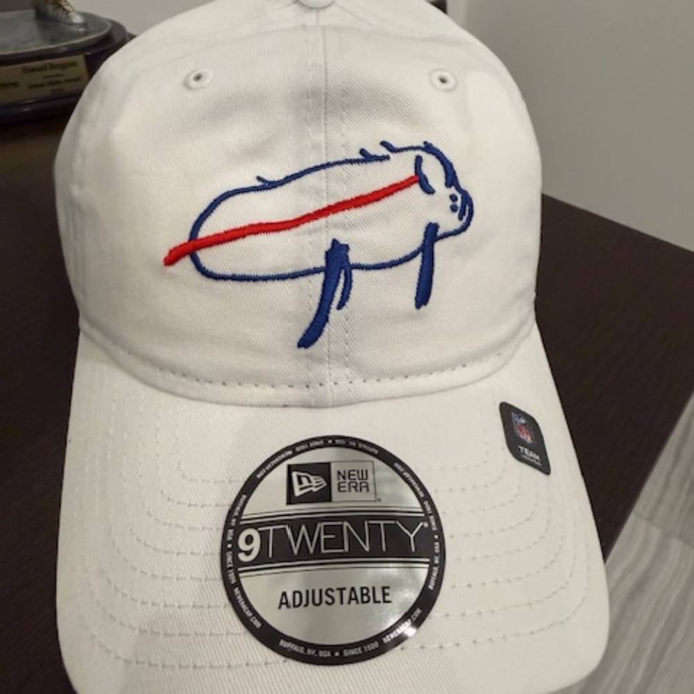 New Era Billustration Team White 9FORTY Adjustable Hat- BRAND NEW